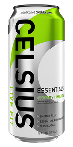 CELSIUS ESSENTIALS 12/16oz CHERRY LIMEADE