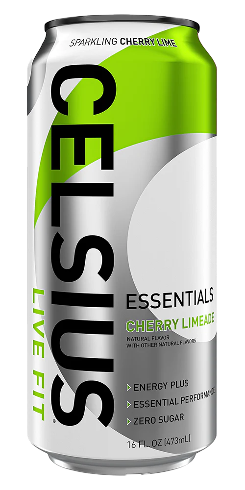 CELSIUS ESSENTIALS 12/16oz CHERRY LIMEADE