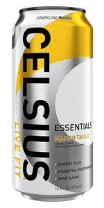 CELSIUS ESSENTIALS 12/16oz MANGO TANGO