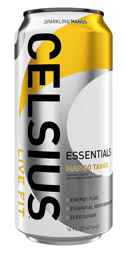 CELSIUS ESSENTIALS 12/16oz MANGO TANGO