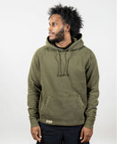 Men's EōS Flag Vintage Raglan Hoodie - Olive