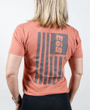 EoS Next Level Flag Tee - Heather Redwood