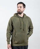 Men's EōS Flag Vintage Raglan Hoodie - Olive