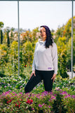Women's Lightweight Hoodie - Oyster Mushroom