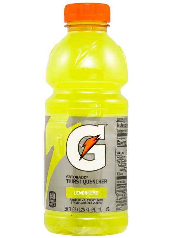 Gatorade 20oz Lemon Lime (24)