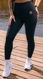 Women's Elastic-free High Waist Legging - Black