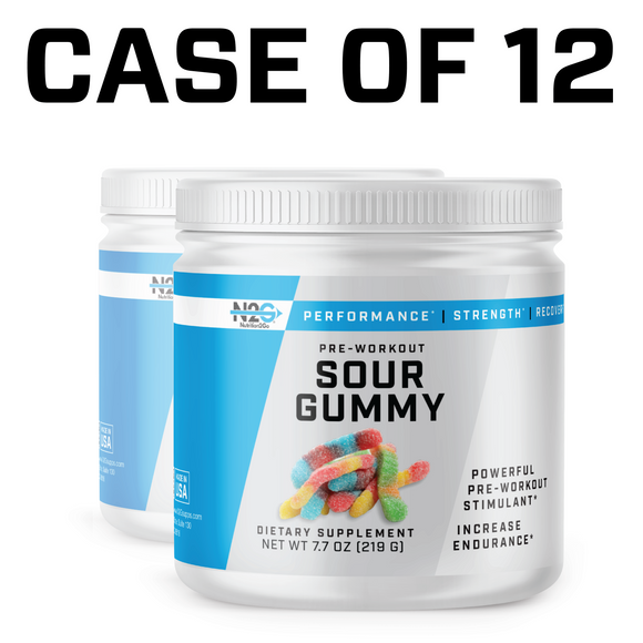 N2G Pre-Workout Sour Gummy  - CASE OF 12
