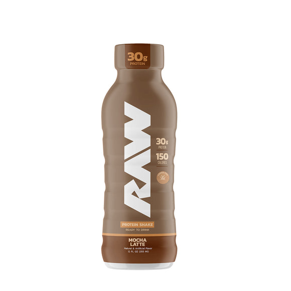 RAW PROTEIN RTD 12/12oz MOCHA LATTE