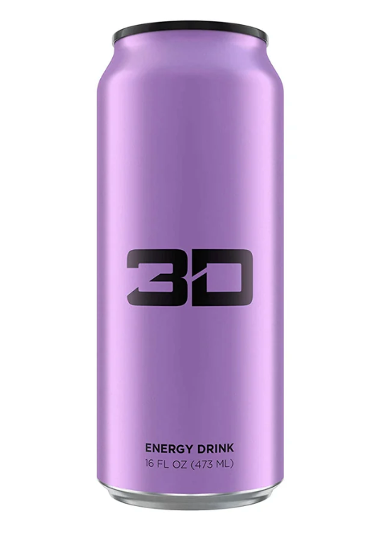 RAW 3D Energy Purple - Grape (12pk/16oz)