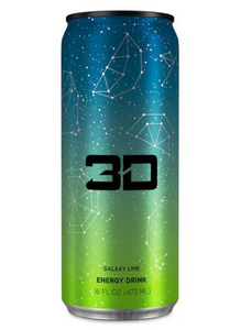 RAW 3D Energy BlueLime - Galaxy Lime (12pk/16oz)