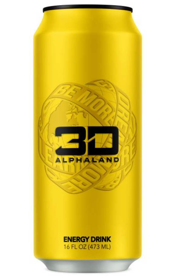 RAW 3D Energy Yellow - Alphaland Lemonade (12pk)