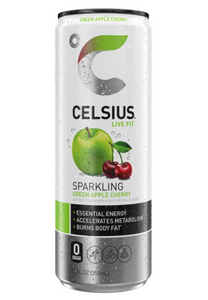 Celsius Orig Green Apple Cherry Sparkling (12/12oz)