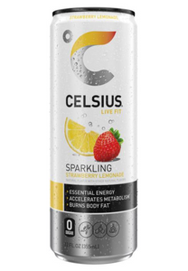 Celsius Orig Straw Lemonade Sparkling (12/12oz)