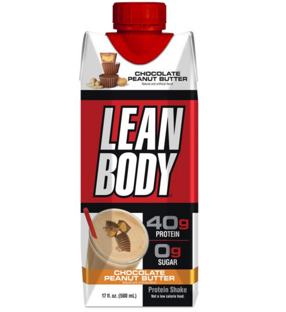 Labrada Lean Body 17oz Peanut Butter Choc (12 tetra)