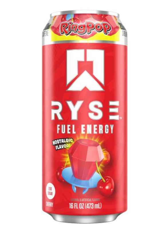 Ryse Fuel Ring Pop Cherry (12/16oz)