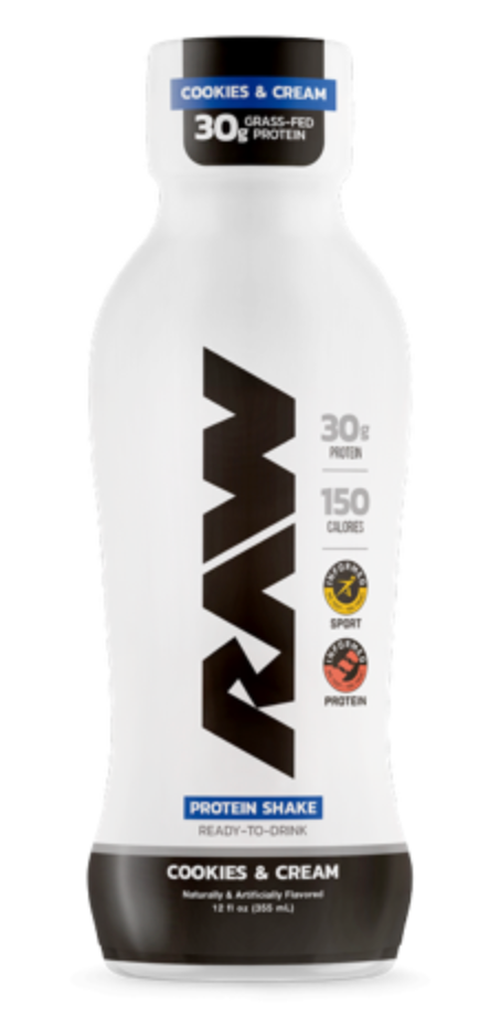 RAW PROTEIN RTD 12/12oz COOKIES & CREAM