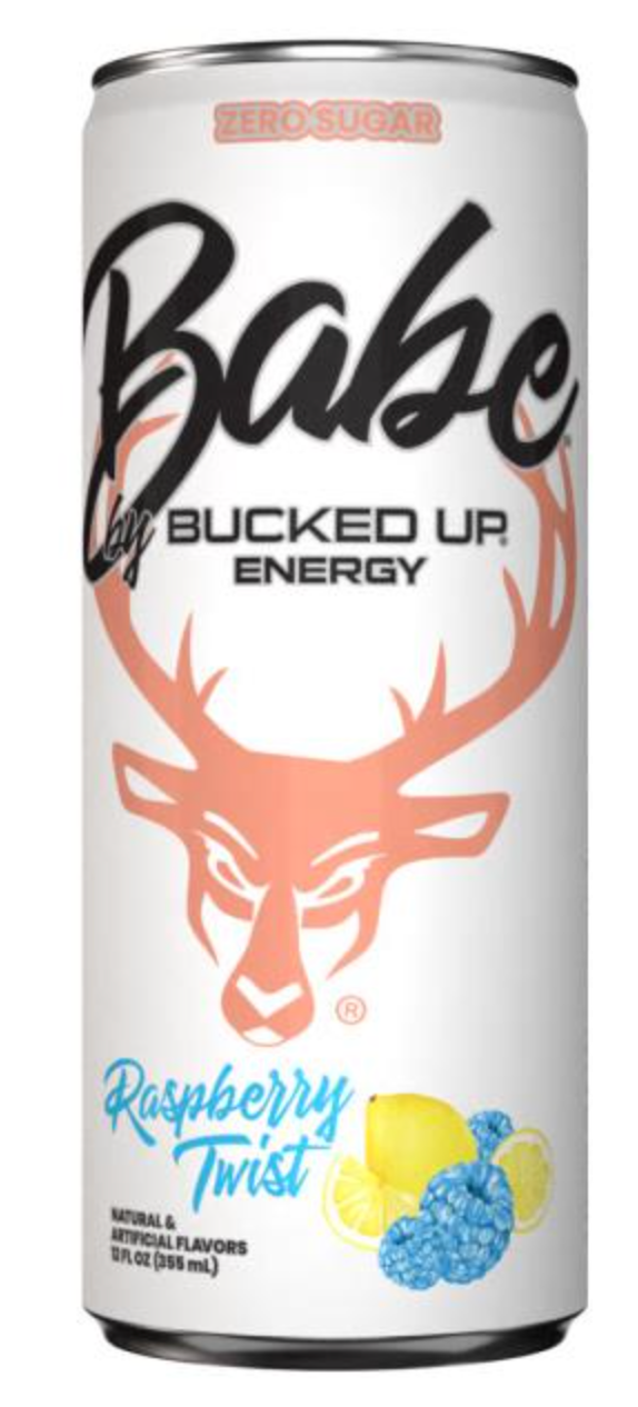 BU BABE ENERGY 12/12oz RASPBERRY TWIST
