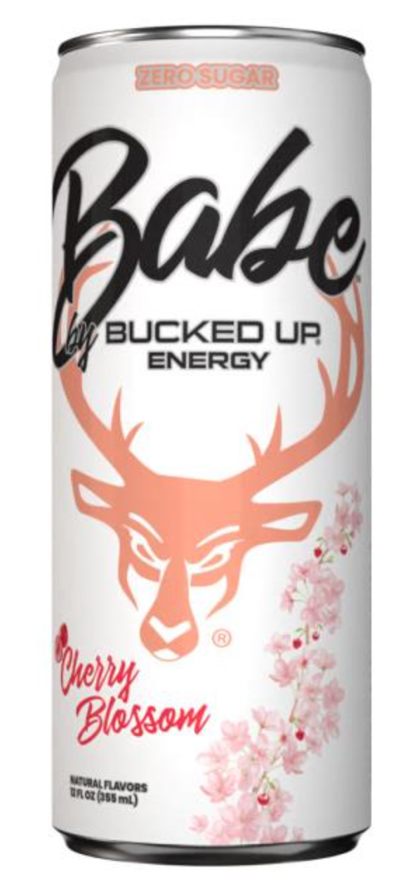 BU BABE ENERGY 12/12oz CHERRY BLOSSOM