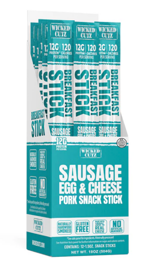 WCZ BEEF STICK 12/1.5oz Sausage, Egg & Cheese
