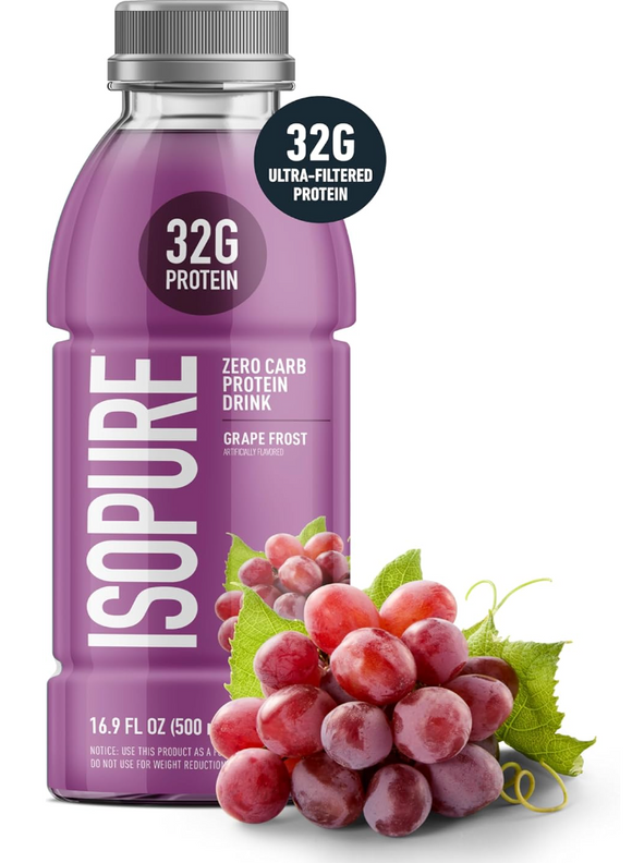 NB Zero Isopure 32g Grape (12/16oz)
