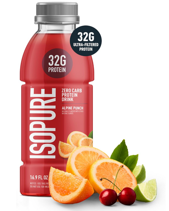 NB Zero Isopure 32g Alpine Punch (12/16oz)