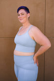 Women's Strappy Bra Tank - Tourmaline