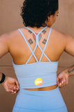 Women's Strappy Bra Tank - Tourmaline