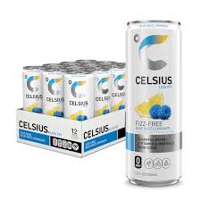 Celsius Orig Fizz Free Blue Razz Lemonade (12/12oz)