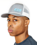 Classic EōS Rope Trucker Hat - White/Grey