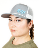 Classic EōS Rope Trucker Hat - White/Grey