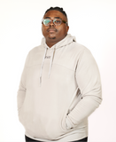 Men's EōS Melange Fleece Hoodie - Satellite