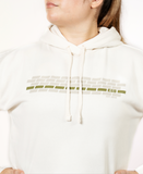 Women's EōS Brick Wall Fleece Hoodie - Gardenia