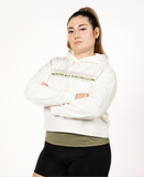 Women's EōS Brick Wall Fleece Hoodie - Gardenia