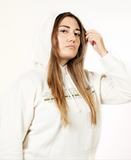 Women's EōS Brick Wall Fleece Hoodie - Gardenia