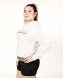 Women's EōS Brick Wall Fleece Hoodie - Gardenia