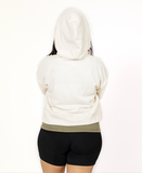 Women's EōS Brick Wall Fleece Hoodie - Gardenia