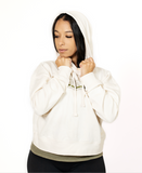 Women's EōS Brick Wall Fleece Hoodie - Gardenia