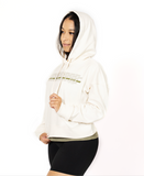 Women's EōS Brick Wall Fleece Hoodie - Gardenia