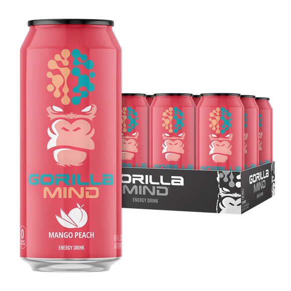 Gorilla Mind: Energy Mango Peach (12)