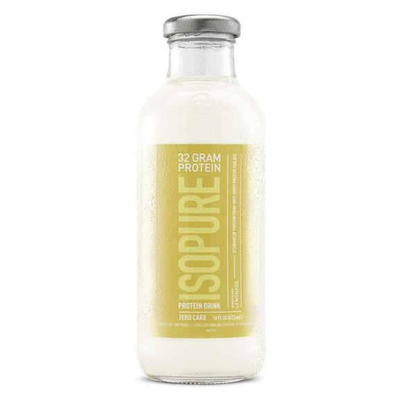 Isopure: 32g Lemonade (12/16oz)