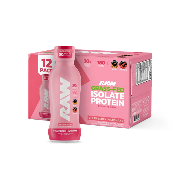 RAW: Protein Shake: 30g Strawberry (12)