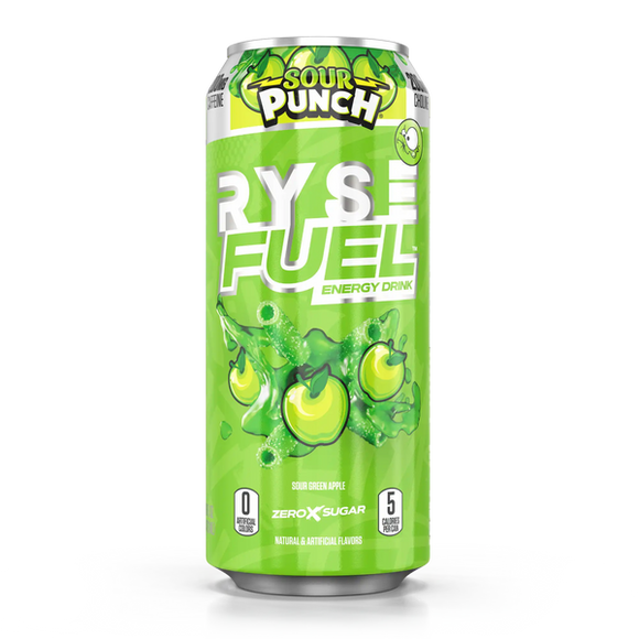 RYS RYSE FUEL 12/16oz SOUR PUNCH GREEN APPLE