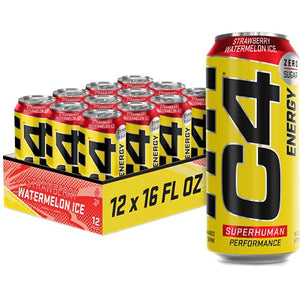 Cellucor C4 Carbonated Strawberry Watermelon Ice (12/16oz)