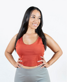 Classic Polygene Crop Tank - Rust