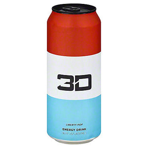 3D ENERGY DRINK 12/16oz LIBERTY