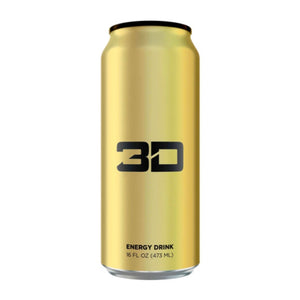 3D ENERGY DRINK 12/16oz  GOLD