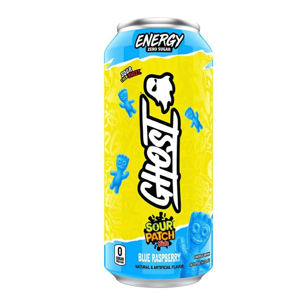 GHOST ENERGY RTD 12/16OZ SOUR PATCH BLUE RAZZ – N2G Store